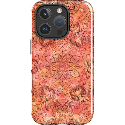 Orange Zen iPhone 16 Pro Max Impact Case