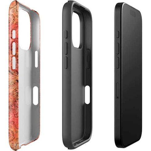 Orange Zen iPhone 16 Pro Max Impact Case