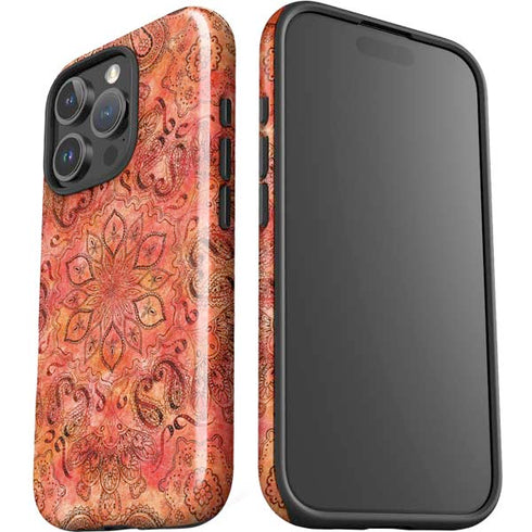 Orange Zen iPhone 16 Pro Max Impact Case