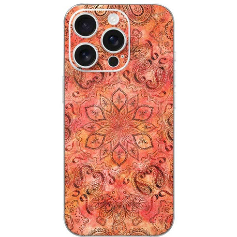 Orange Zen iPhone 16 Pro Skin