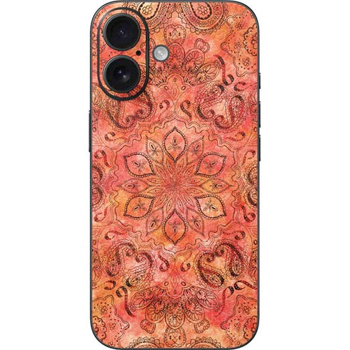 Orange Zen iPhone 16 Skin