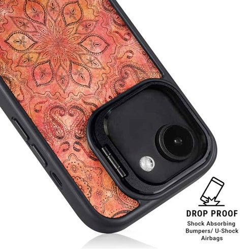 Orange Zen iPhone 16e Kickstand Case