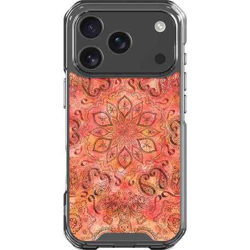 Orange Zen iPhone 18 Pro Clear Case
