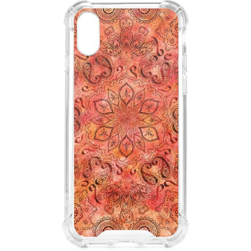 Orange Zen iPhone XS Clear Case