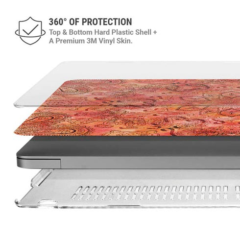 Orange Zen MacBook Pro 14in (2021-24) Case plus Skin