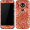Orange Zen Moto E5 Play Skin