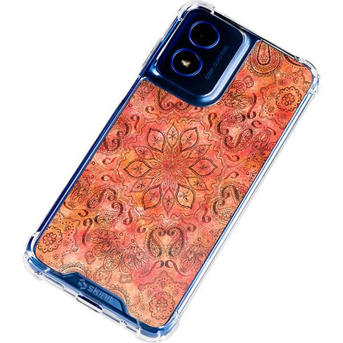 Orange Zen Moto G 5G (2024) Clear Case