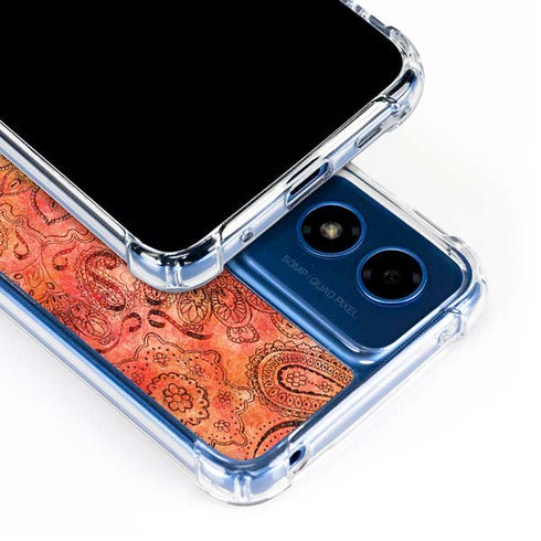 Orange Zen Moto G 5G (2024) Clear Case