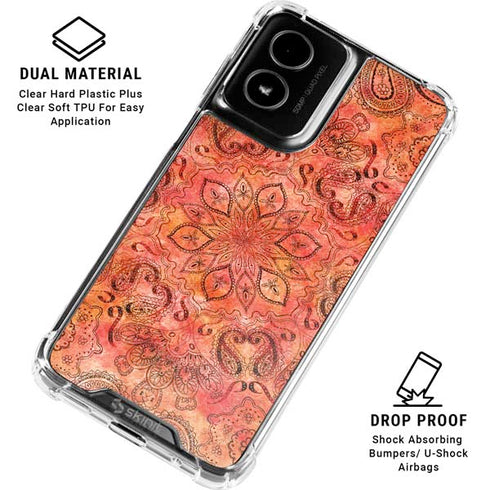 Orange Zen Moto G Power 5G (2024) Clear Case
