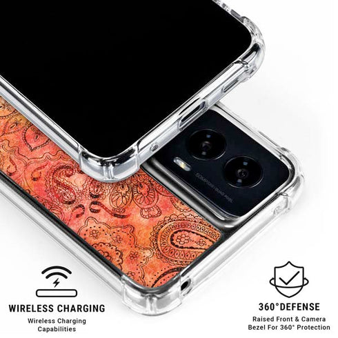 Orange Zen Moto G Power 5G (2024) Clear Case