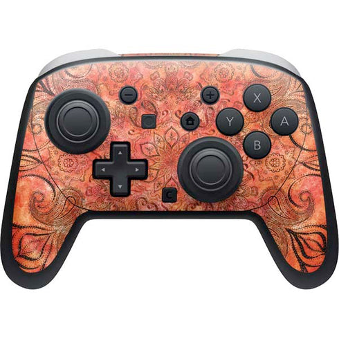 Orange Zen Nintendo Switch 2 (2025) Pro Controller Skin