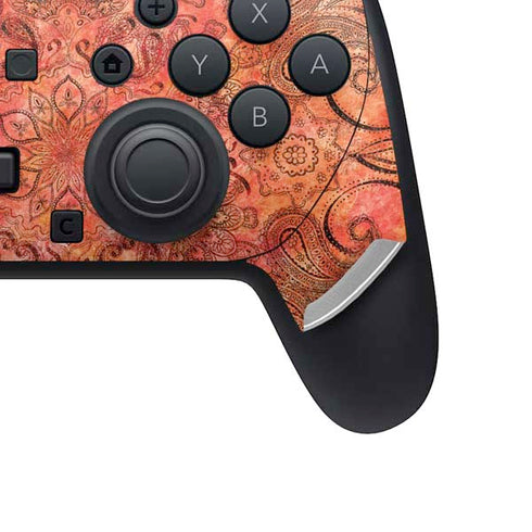 Orange Zen Nintendo Switch 2 (2025) Pro Controller Skin