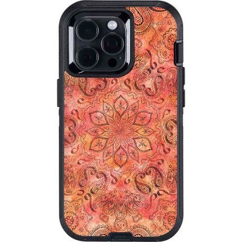 Orange Zen Otterbox Defender iPhone Skin