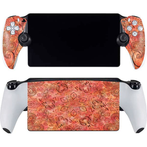 Orange Zen PlayStation Portal Remote Player Skin