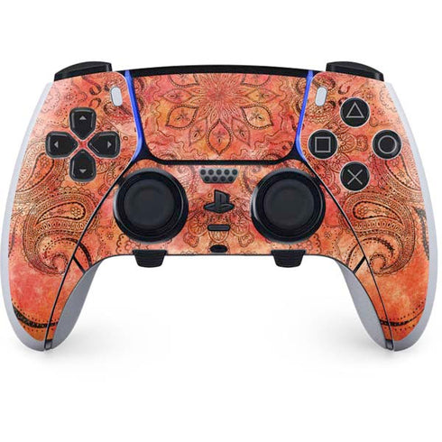 Orange Zen PS5 DualSense Edge Pro Controller Skin