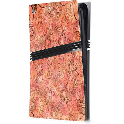 Orange Zen PS5 Pro Console Skin