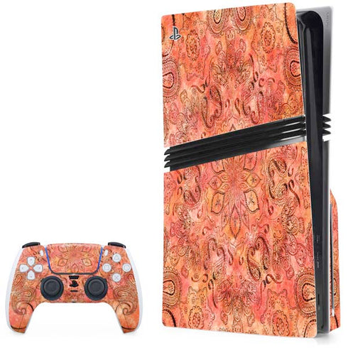 Orange Zen PS5 Pro Disk Bundle Skin
