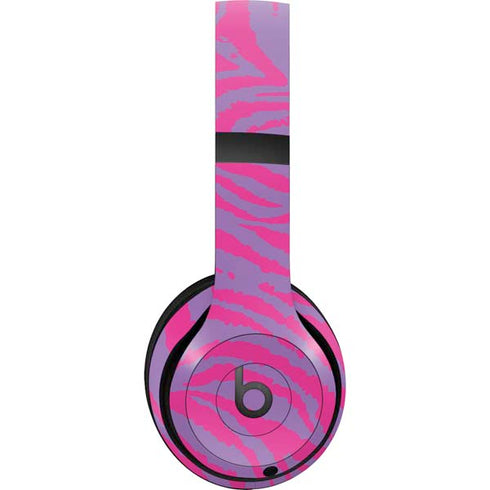 Orchid Tiger Animal Print Color Pop Beats Studio Pro Wireless Headphones Skin