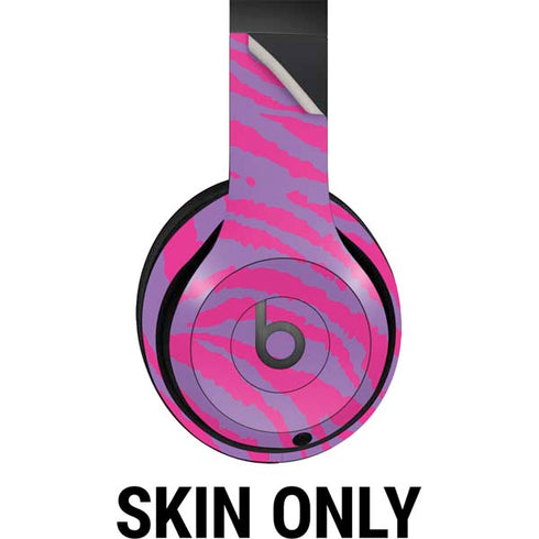 Orchid Tiger Animal Print Color Pop Beats Studio Pro Wireless Headphones Skin