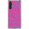 Orchid Tiger Animal Print Color Pop Galaxy A17 Clear Case