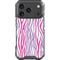 Orchid Zebra Animal Print Color Pop iPhone 18 Pro Clear Case
