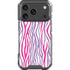 Orchid Zebra Animal Print Color Pop iPhone 18 Pro Clear Case