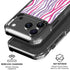 Orchid Zebra Animal Print Color Pop iPhone 18 Pro Clear Case