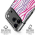 Orchid Zebra Animal Print Color Pop iPhone 18 Pro Clear Case