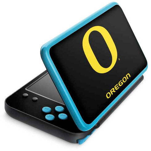 University of Oregon Ducks Black Gradient Nintendo Skins