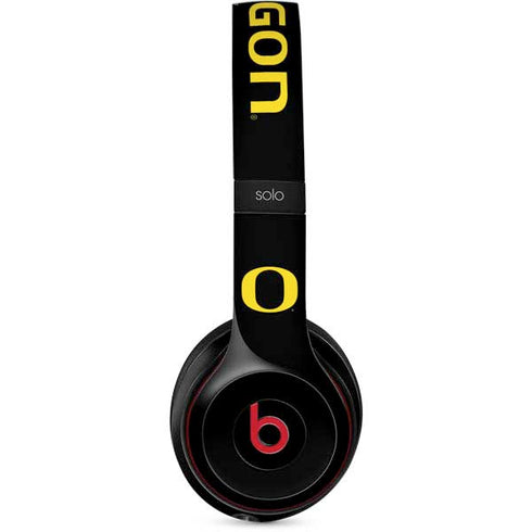 University of Oregon Ducks Black Gradient Beats Solo 3 Wireless Skin