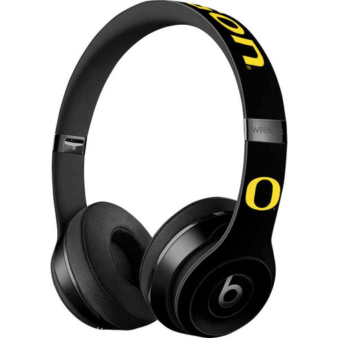 University of Oregon Ducks Black Gradient Beats Solo 3 Wireless Skin
