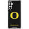 University of Oregon Ducks Black Gradient Galaxy A16 5G Clear Case