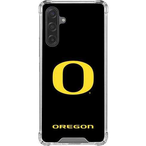 University of Oregon Ducks Black Gradient Galaxy A17 Clear Case