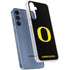 University of Oregon Ducks Black Gradient Galaxy A35 5G Clear Case