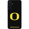 University of Oregon Ducks Black Gradient Galaxy A35 5G Skin