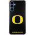 University of Oregon Ducks Black Gradient Galaxy A55 5G Clear Case