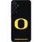 University of Oregon Ducks Black Gradient Galaxy A55 5G Skin