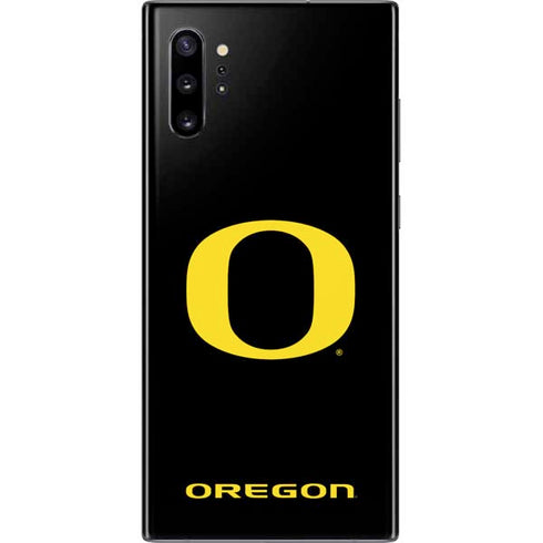 University of Oregon Ducks Black Gradient Galaxy Note 10 Plus Skin