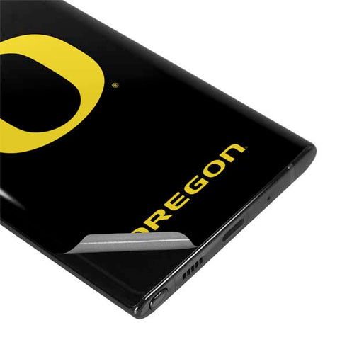 University of Oregon Ducks Black Gradient Galaxy Note 10 Plus Skin
