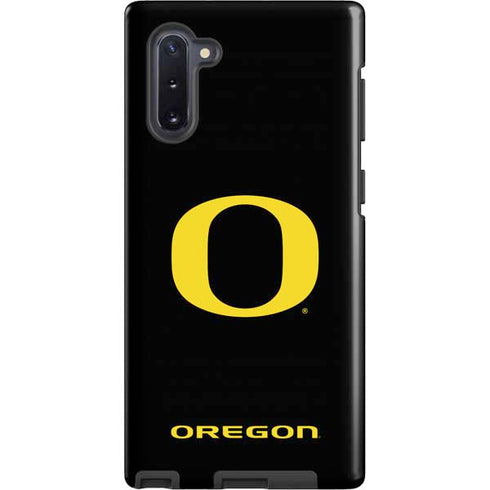 University of Oregon Ducks Black Gradient Galaxy Cases