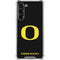University of Oregon Ducks Black Gradient Galaxy S24 FE Clear Case