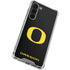 University of Oregon Ducks Black Gradient Galaxy S24 FE Clear Case