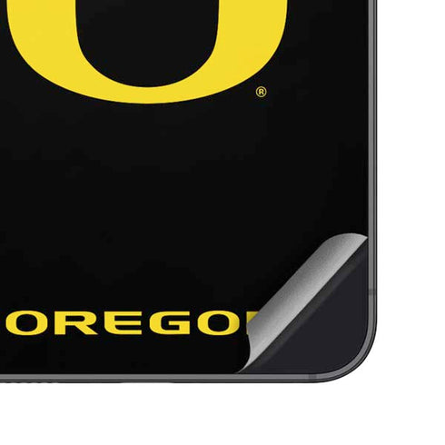 University of Oregon Ducks Black Gradient Galaxy S25 Plus Skin