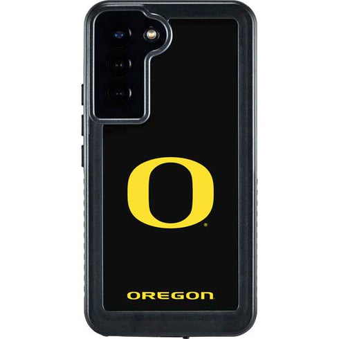 University of Oregon Ducks Black Gradient Galaxy S24 Plus Waterproof Case