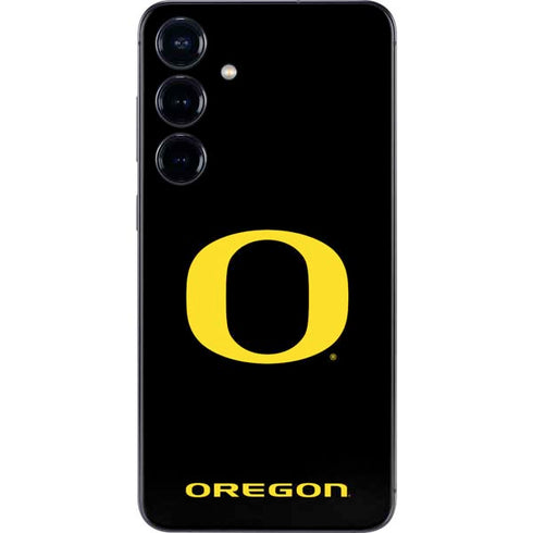 University of Oregon Ducks Black Gradient Galaxy S25 Skin