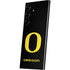 University of Oregon Ducks Black Gradient Galaxy S25 Ultra Skin