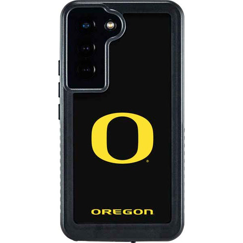 University of Oregon Ducks Black Gradient Galaxy S24 Waterproof Case