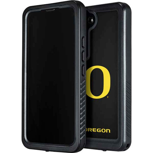 University of Oregon Ducks Black Gradient Galaxy S24 Waterproof Case