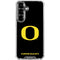 University of Oregon Ducks Black Gradient Galaxy S26 Plus Clear Case