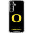 University of Oregon Ducks Black Gradient Galaxy S26 Plus Clear Case
